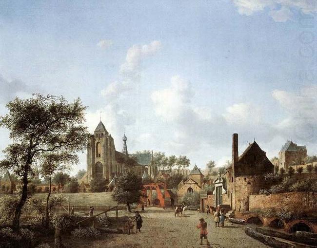 Approach to the Town of Veere, HEYDEN, Jan van der